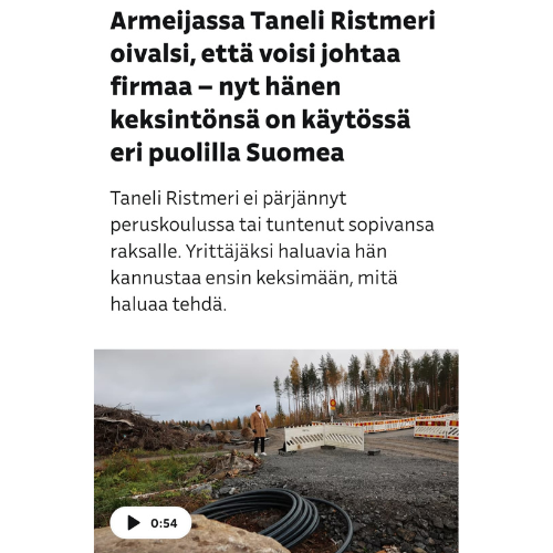 yle taneli ristmeri